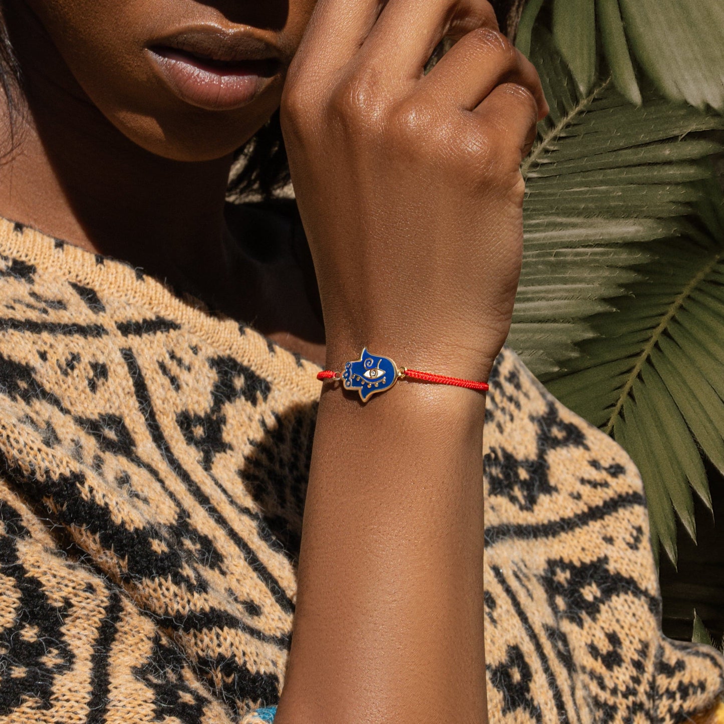 Healing Strength - Eye of Horus Red String Bracelet