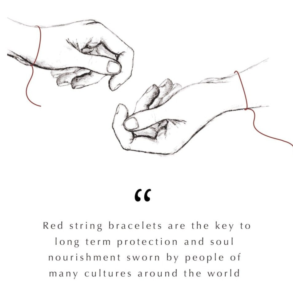Endless Bliss - Red String Infinity Charm Bracelet