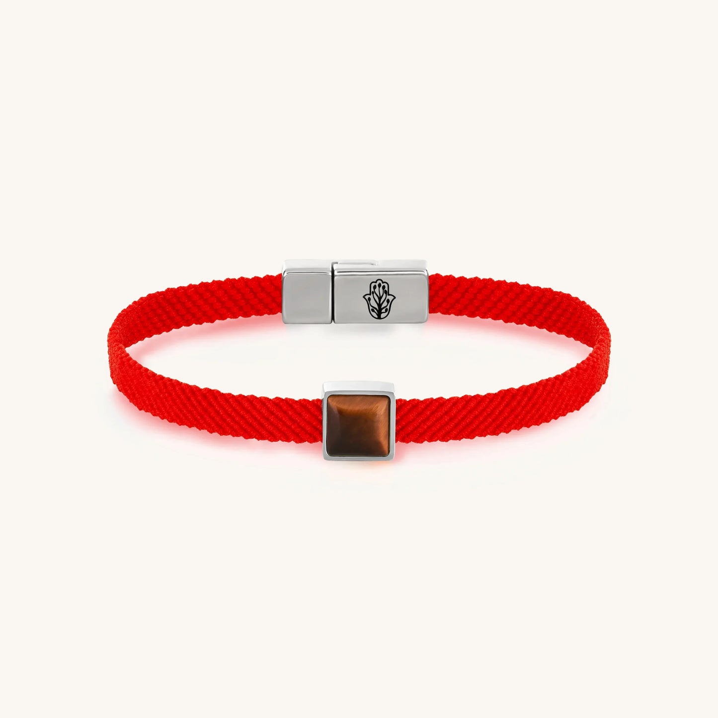 Clear Mind - Tiger's Eye Red String Bracelet