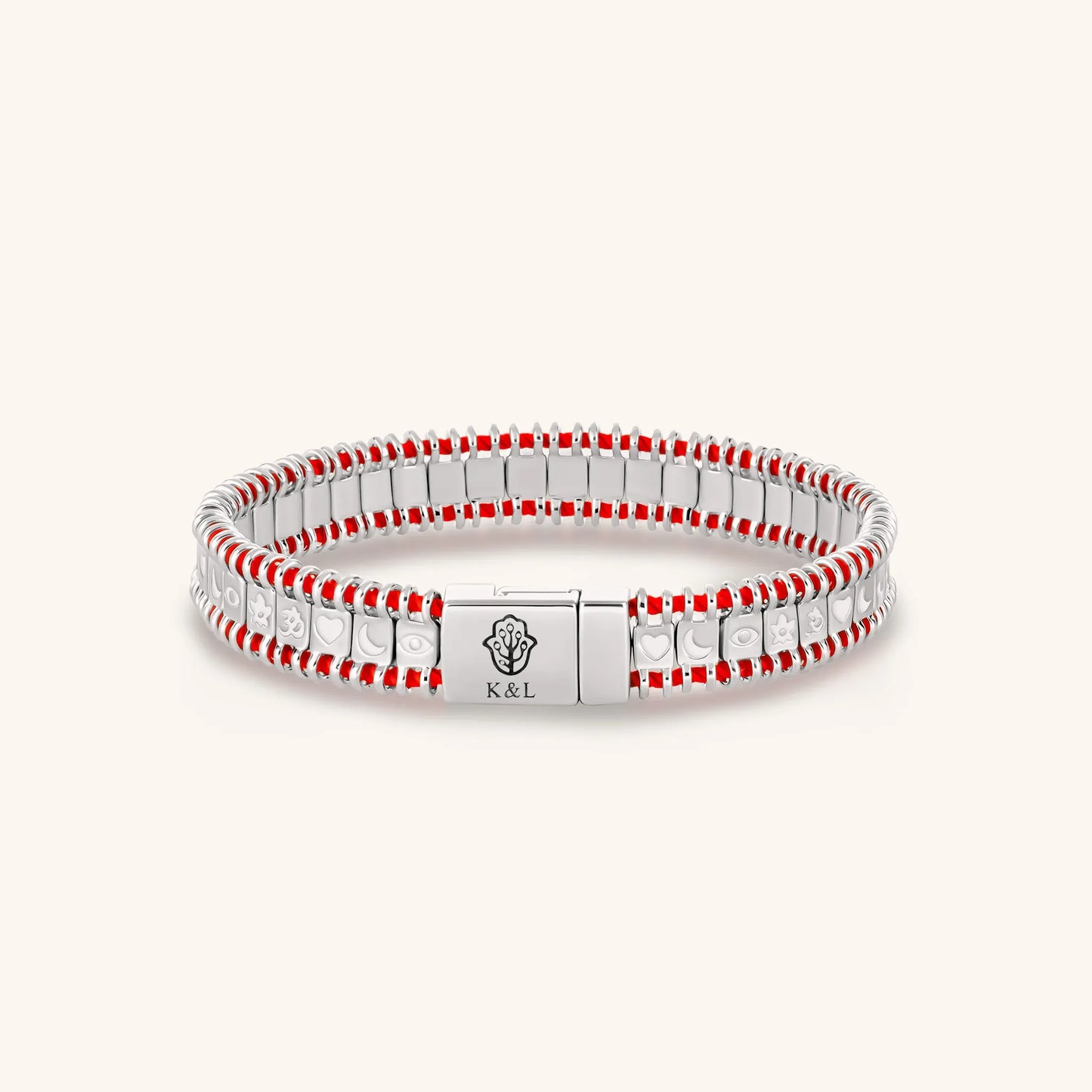 Powerful Positivity - Red String Tennis Bracelet