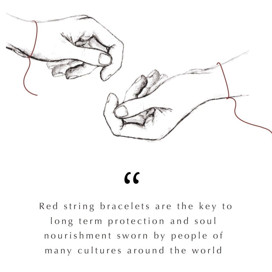 Positive Outcome - Red String Evil Eye Charm Bracelet