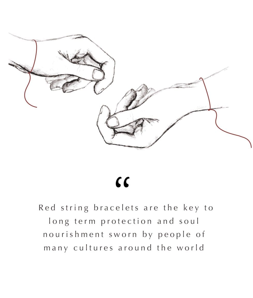Enduring Unity - Elephant Red String Bracelet