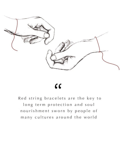 Enduring Unity - Elephant Red String Bracelet
