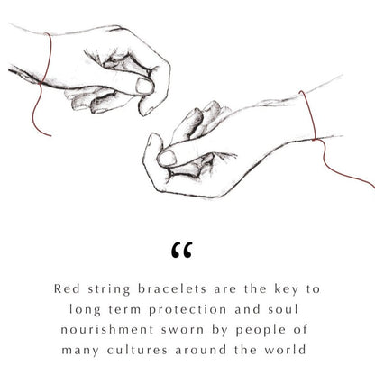 Serene Soul - Chakra Red String OM Charm Bracelet