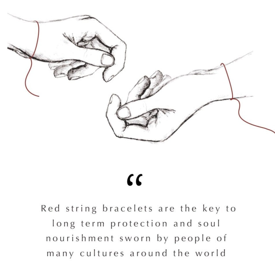 Healing Strength - Eye of Horus Red String Bracelet