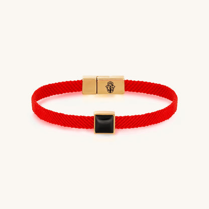 Resilient Renewal - Onyx Red String Bracelet
