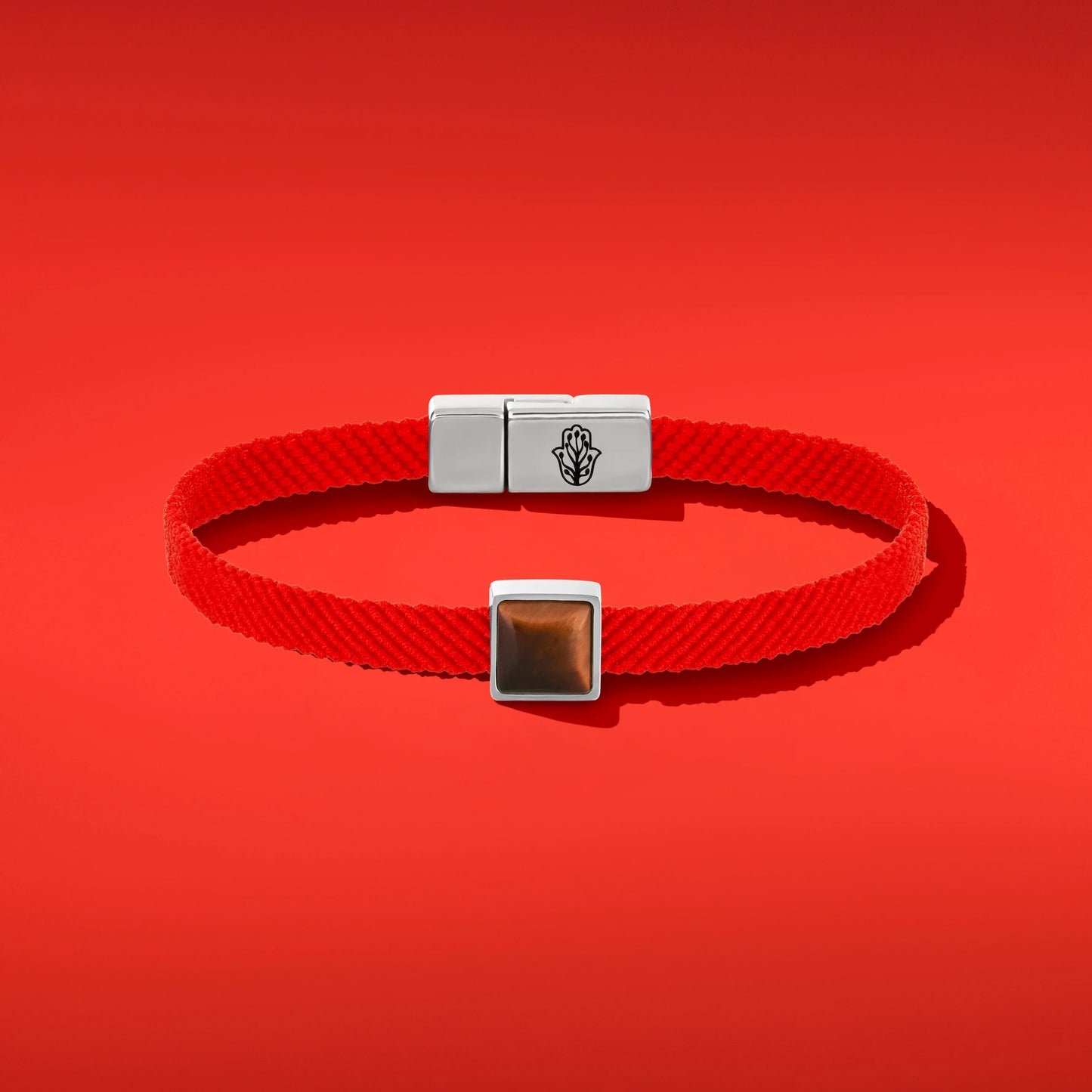 Clear Mind - Tiger's Eye Red String Bracelet