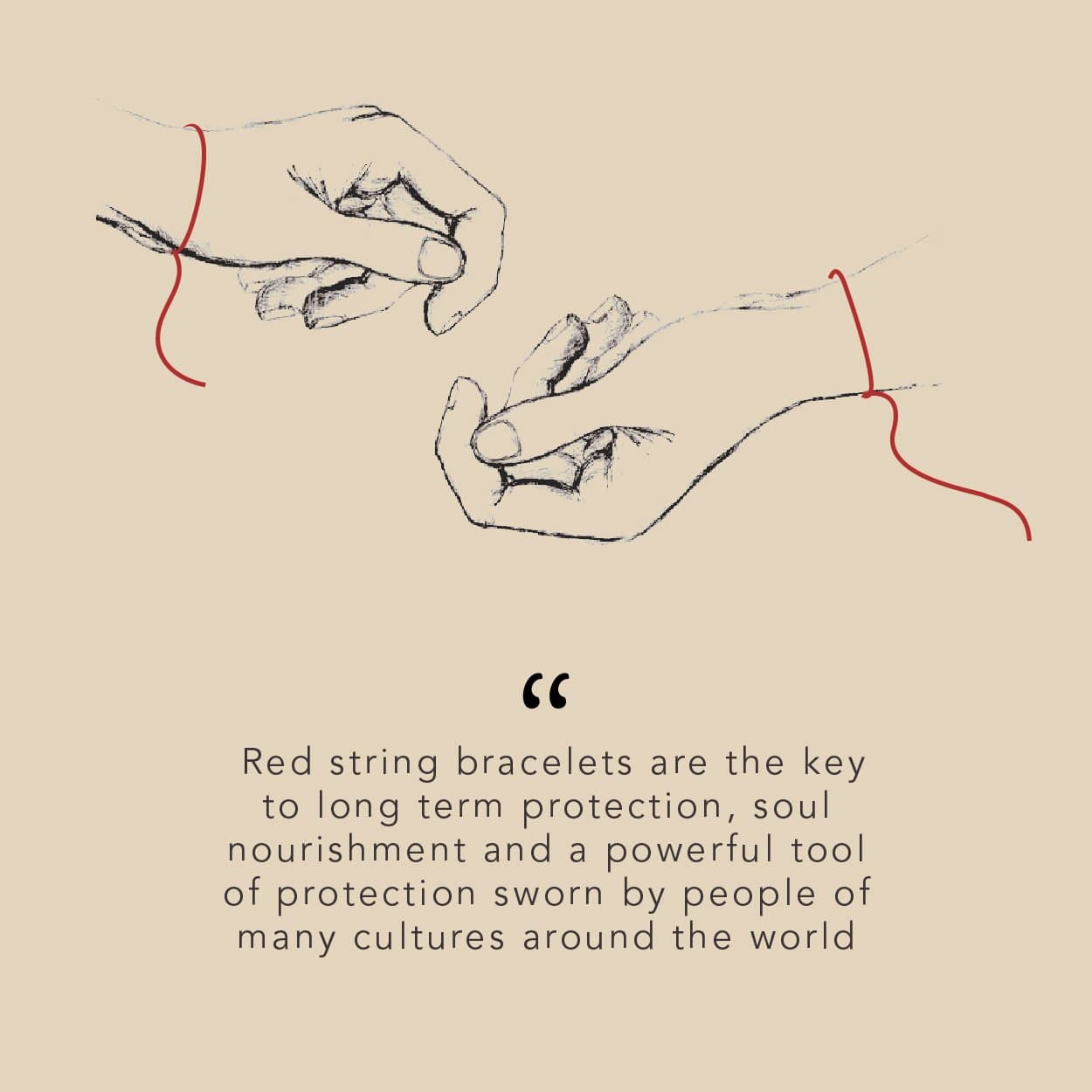 Watchful Eye Women's Red String Bracelet