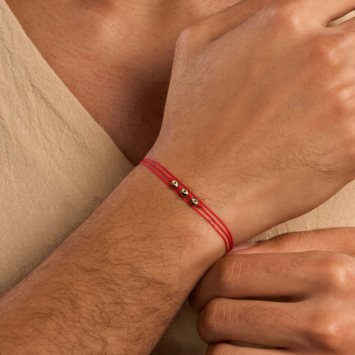 Amplified Protection - Evil Eye Red String Bracelet