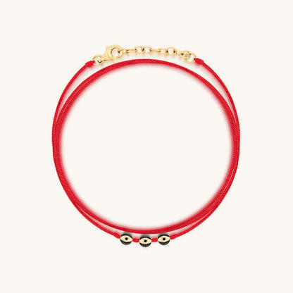 Amplified Protection - Evil Eye Red String Bracelet