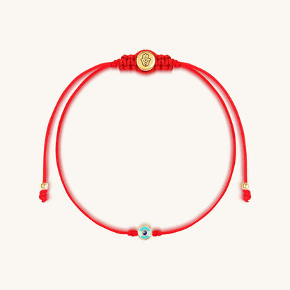 Soothing Shield - Evil Eye Red String Bracelet