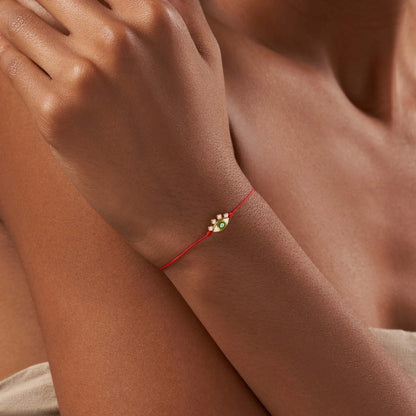 Piercing Gaze - Evil Eye Red String Bracelet