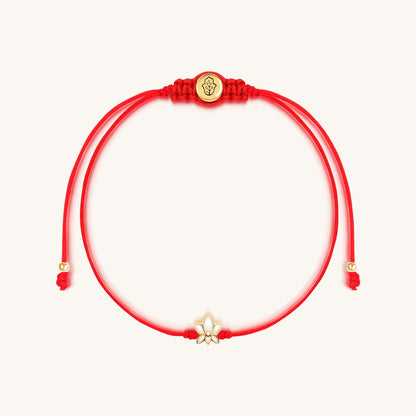 Innocent Guardian - Lotus Red String Bracelet