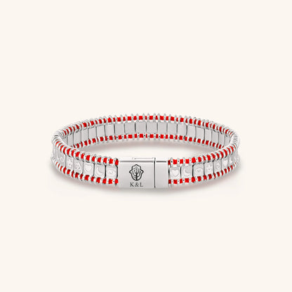 Powerful Positivity - Red String Tennis Bracelet