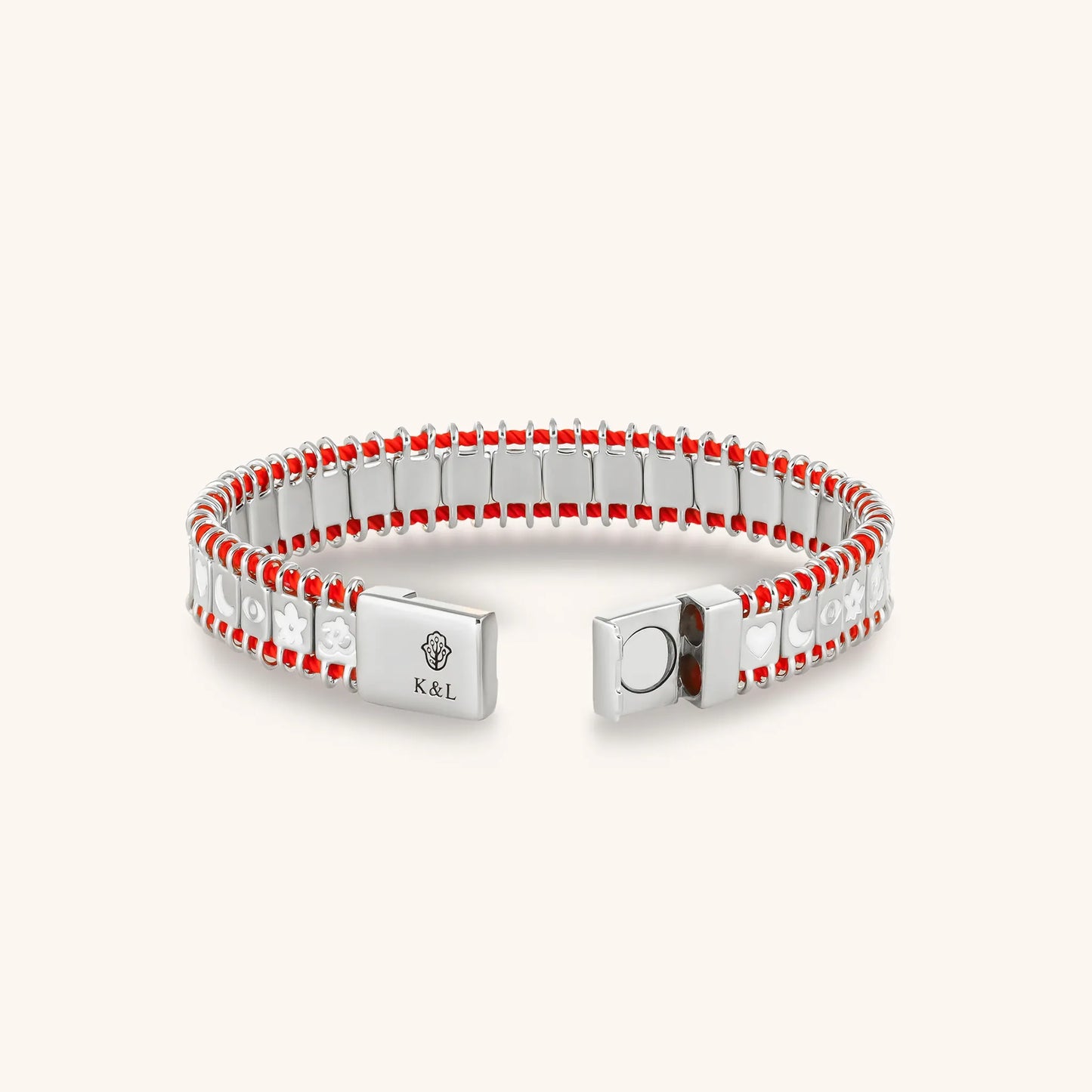 Powerful Positivity - Red String Tennis Bracelet