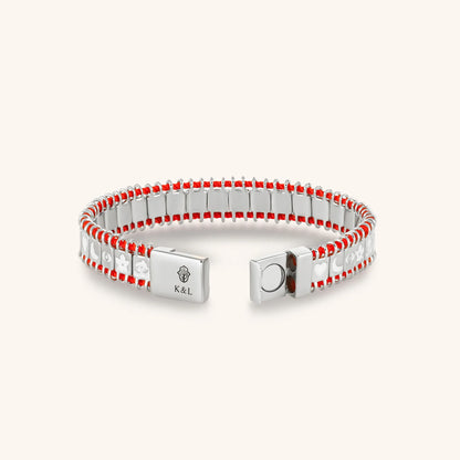 Powerful Positivity - Red String Tennis Bracelet