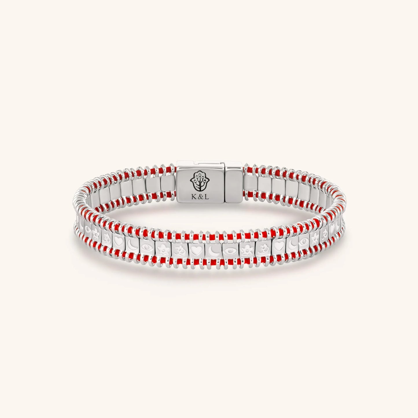Powerful Positivity - Red String Tennis Bracelet
