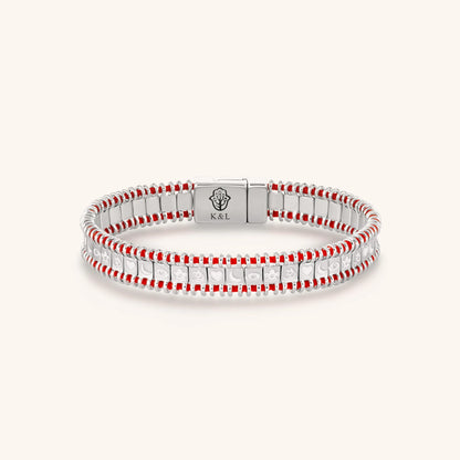 Powerful Positivity - Red String Tennis Bracelet