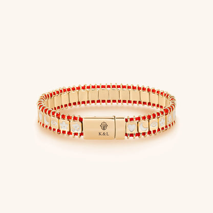 Embodied Energy - Red String Tennis Bracelet