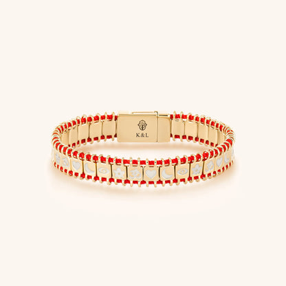 Embodied Energy - Red String Tennis Bracelet