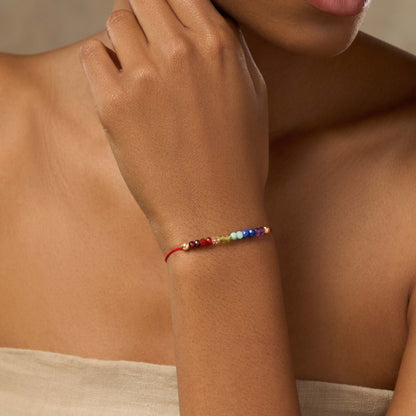 Karmic Power - Chakra Red String Bracelet